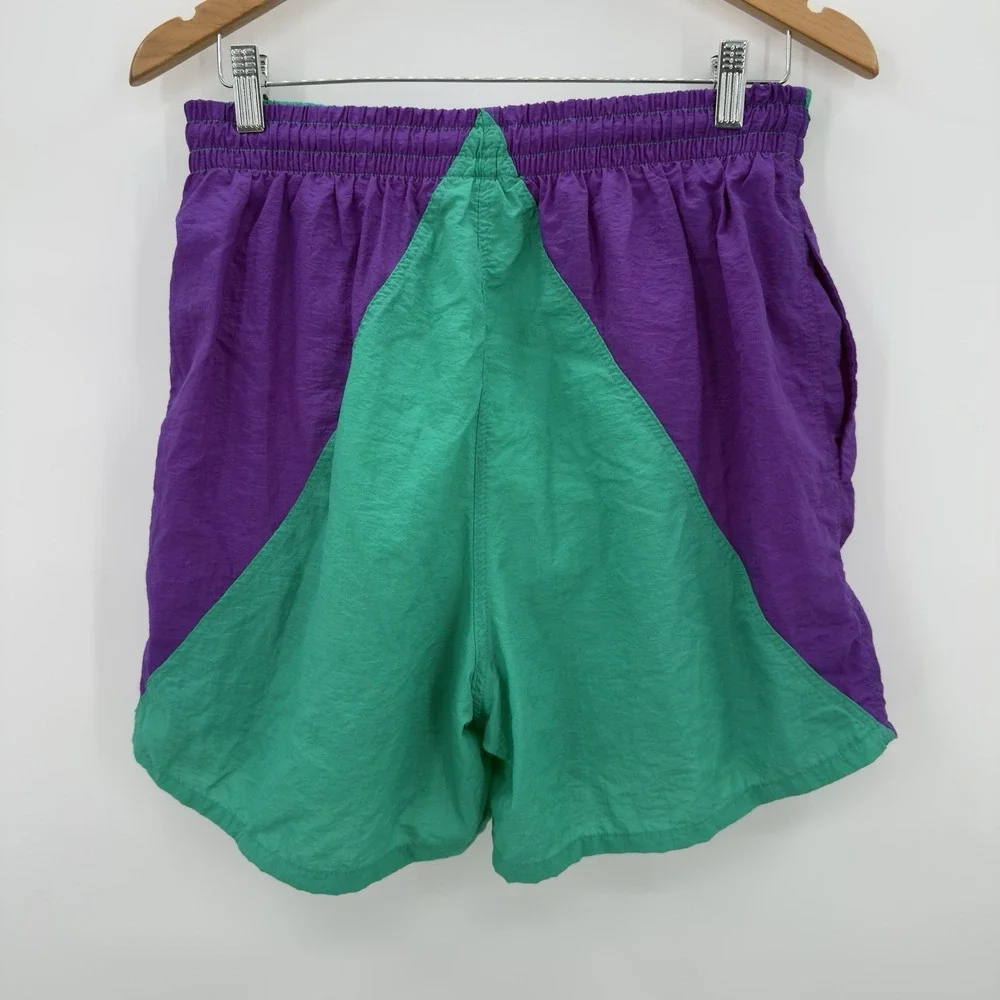 Vintage Bugle Boy Shorts Swim Trunks Mens Size‎ XL Lined 90s Retro Colorblock